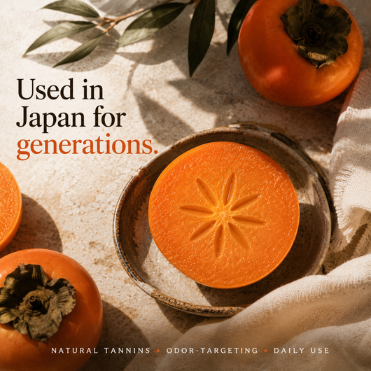 Persimmon Soap for Aging Body Odor