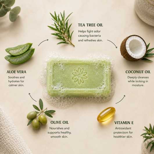 Tea Tree Defense Bar™ — Antifungal-Grade Body Soap (3-Pack · 90-Day Supply)