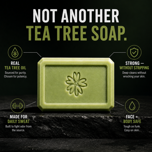 Tea Tree Defense Bar™ — Antifungal-Grade Body Soap
