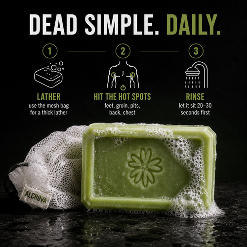 Tea Tree Defense Bar™ — Antifungal-Grade Body Soap