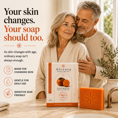 Persimmon Soap for Aging Body Odor