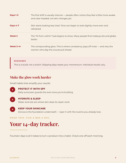 14-Day Glow Protocol