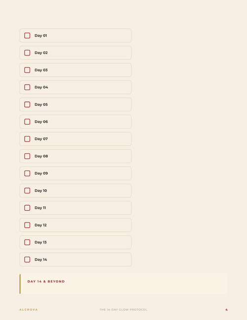 14-Day Glow Protocol