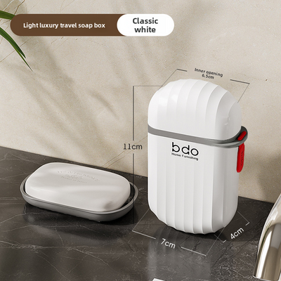 Portable Travel Soap Box with Drainage