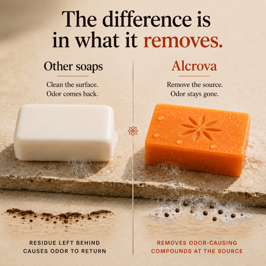 Persimmon Soap for Aging Body Odor