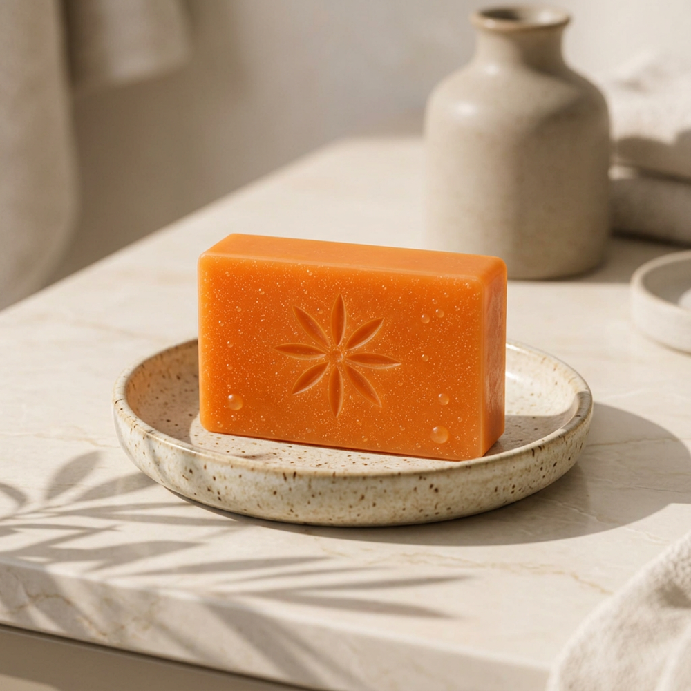 Alcrova persimmon bar on a dish